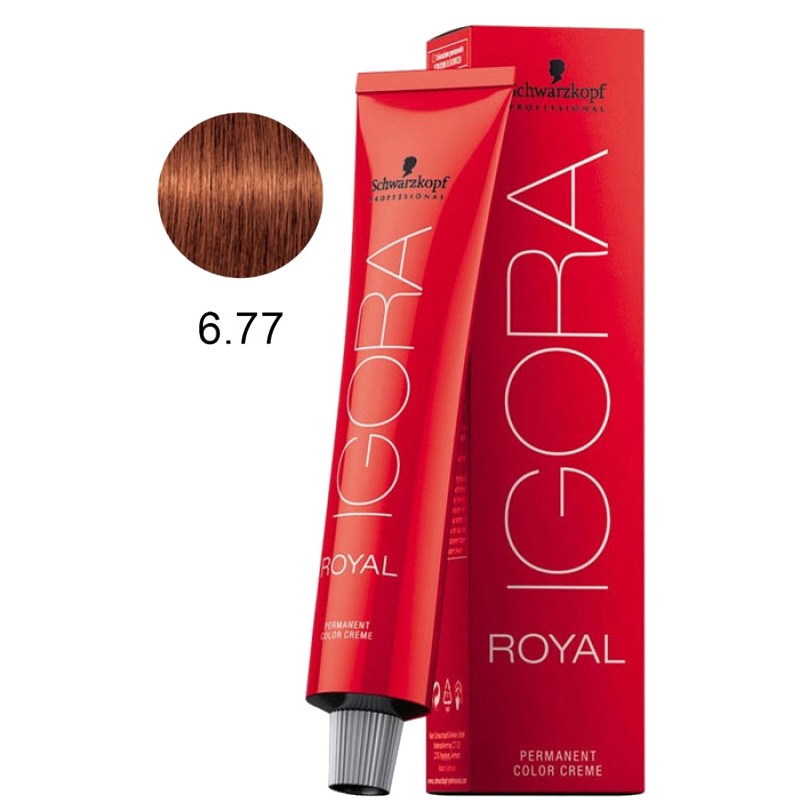 Coloração Igora Royal 60g - Schwarzkopf Professional - Ruivos - (escolha  0-77 , 5-7 , 6-77 , 7-77 , 8-77 , 9-7 , L-77 )